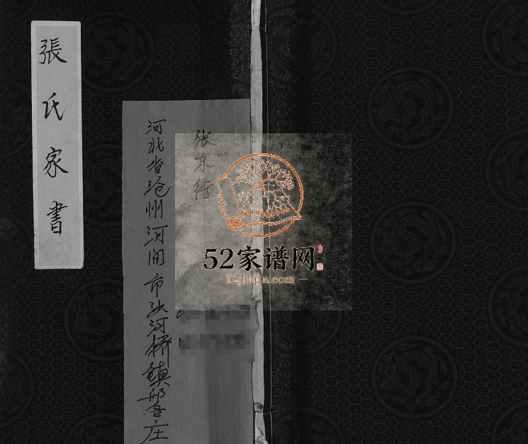 2001年修张氏家书 河北河间张姓电子版族谱下载