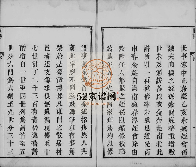 1839年修南皮张氏东门家谱[2卷]河北永思堂张姓电子版族谱下载