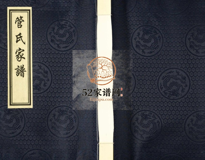 2018年修东光县灯明寺镇管庄村管氏族谱 河北管姓电子版家谱下载
