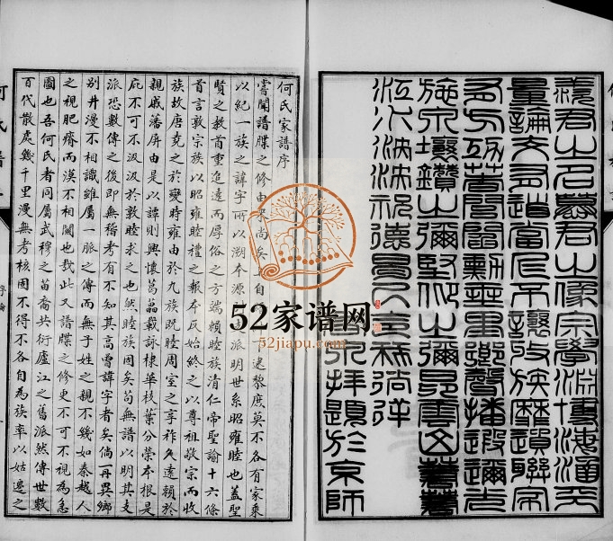 1926年修何氏族谱 河北东光 青县何姓电子版家谱下载