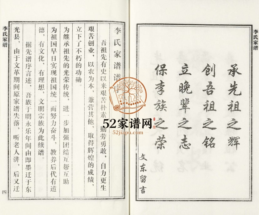 2017年修河北省东光县霞口镇堡子村李氏家谱 李姓电子版族谱下载