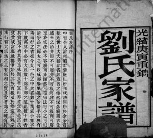 1890年修刘氏宗谱[4卷首1卷]河北沧州刘姓电子版族谱下载