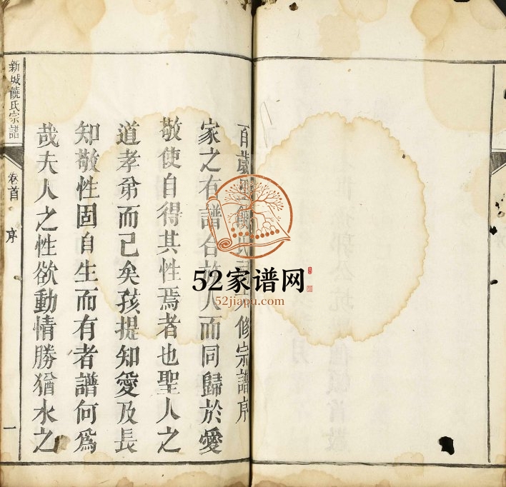 1815年新城百岁里饶氏六修宗谱[15卷首1卷]江西黎川饶姓电子版族谱下载