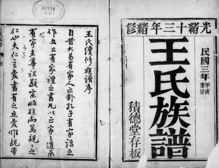 1914年修宁晋王氏族谱[10卷]河北积德堂王姓电子版家谱下载