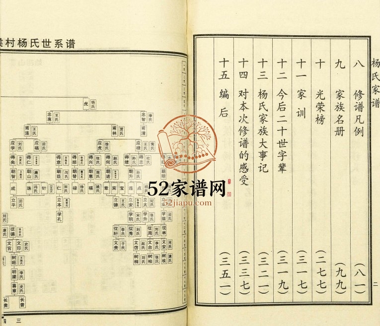 2017年修河北省沧县后侯村杨氏家谱 沧州杨姓电子版族谱下载