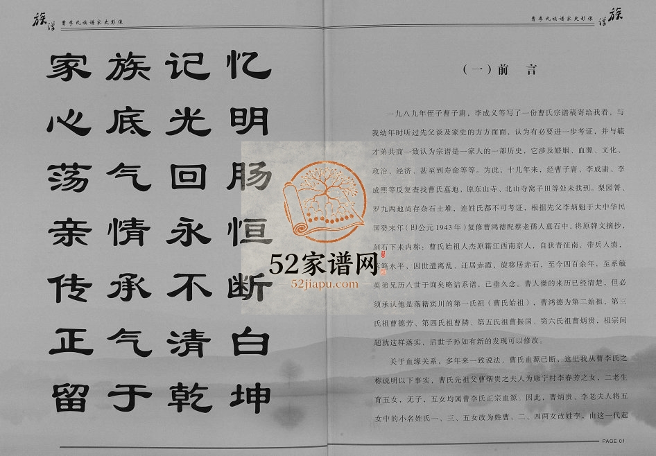 2017年修云南省大理宾川县平川大湾厂曹李氏族谱 李姓电子版家谱下载