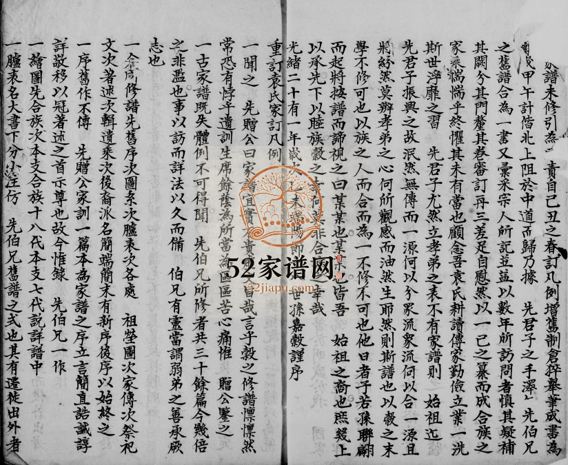 1895年修袁氏家谱 云南石屏袁姓电子版族谱下载