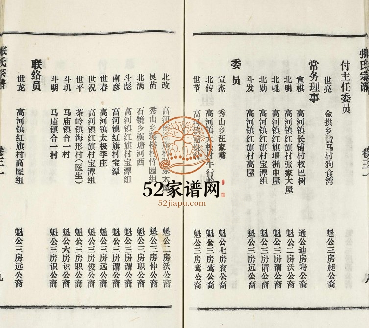 1999年修张氏宗谱[31卷]安徽怀宁张姓电子版族谱下载