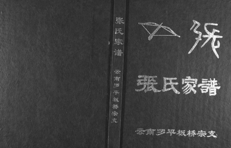 2002年修张氏家谱云南罗平板桥宗支 张姓电子版族谱下载