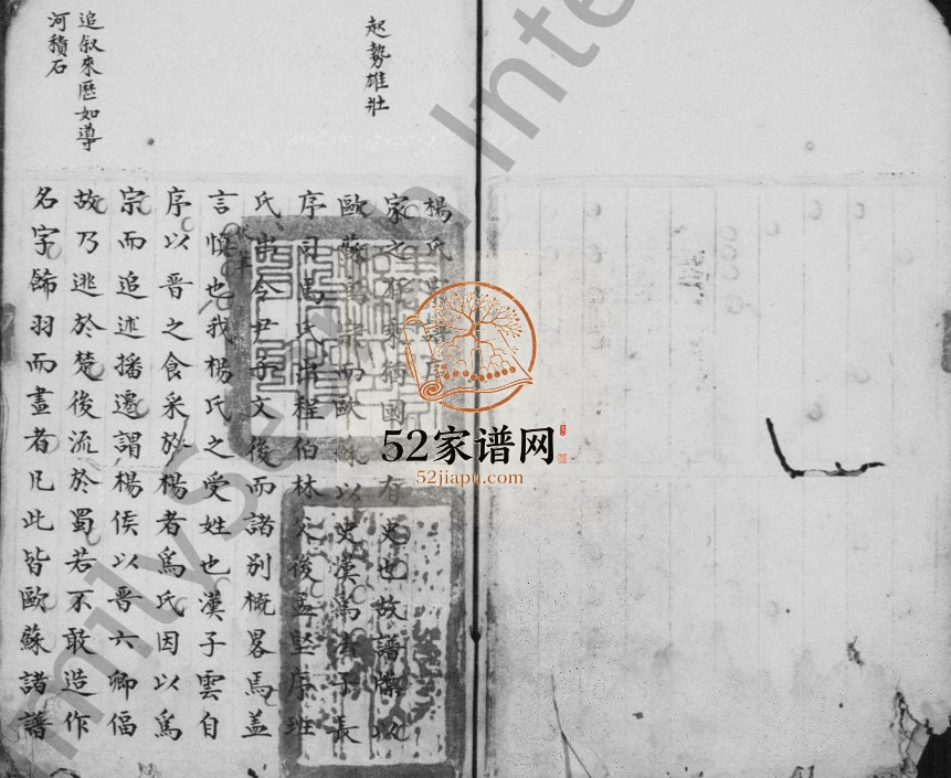 1839年修杨氏宗谱 云南红河杨姓电子版族谱下载