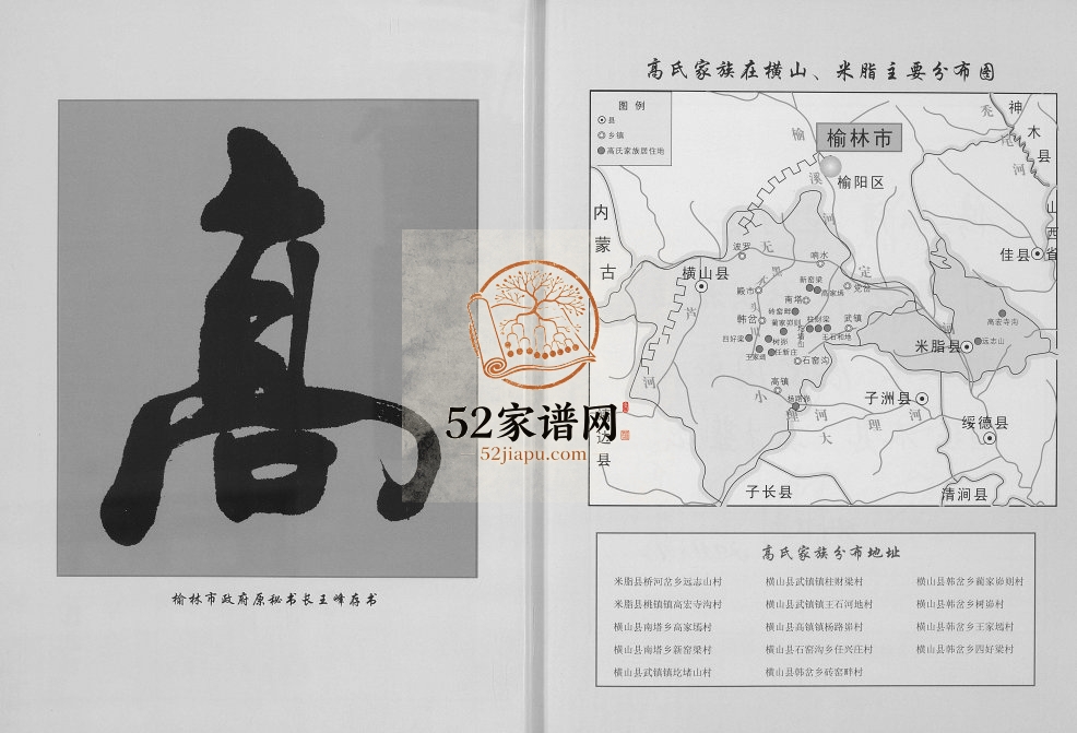 2011年修东高氏原米脂泰安里九甲高氏族谱 陕西高姓电子版家谱下载