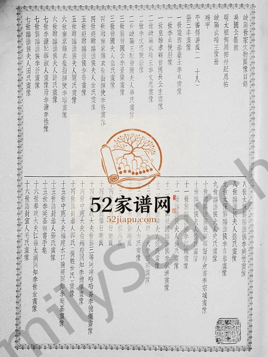 1937年修岐阳世家文物图像册营造学社编 陕西扶风李姓电子版族谱下载