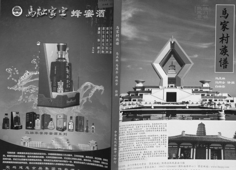 2014年修马家村族谱 陕西宝鸡 扶风马姓电子版家谱下载