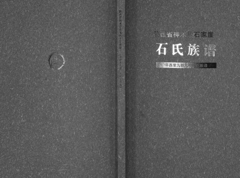 2014年修陕西省神木县石家崖石氏族谱[不分卷]石姓电子版家谱下载