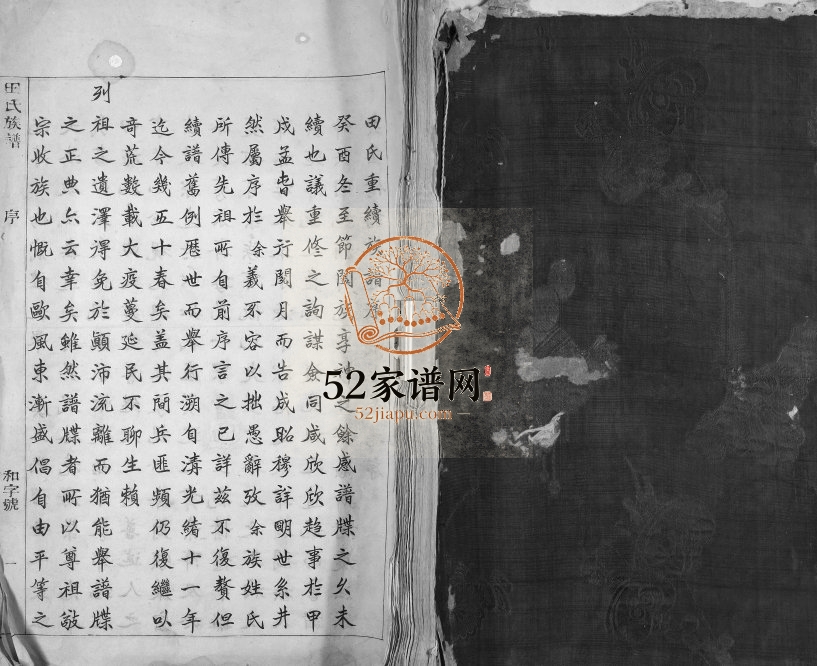 1934年修田氏族谱[不分卷]陕西长安田姓电子版家谱下载