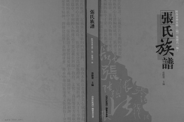 2015年修张氏族谱张总兵一脉 陕西神木张姓电子版家谱下载