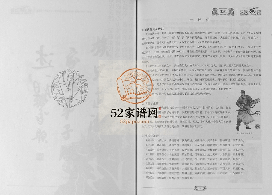2015年修张氏族谱张总兵一脉 陕西神木张姓电子版家谱下载