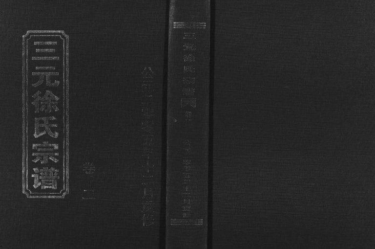 2005年重修三元徐氏宗谱[14卷]浙江东阳徐荣堂徐姓电子版族谱下载