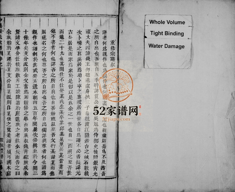 1861年修中溪张氏宗谱[10卷]浙江新昌昭穆堂张姓电子版族谱下载