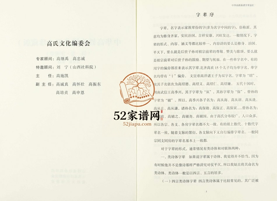 2015年修中华高姓族谱总汇(珍藏版) 浙江杭州 安徽合肥高姓电子版家谱下载