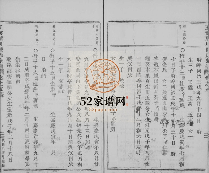 1939年修五云胪川陈氏宗谱[残卷]浙江缙云陈姓电子版族谱下载