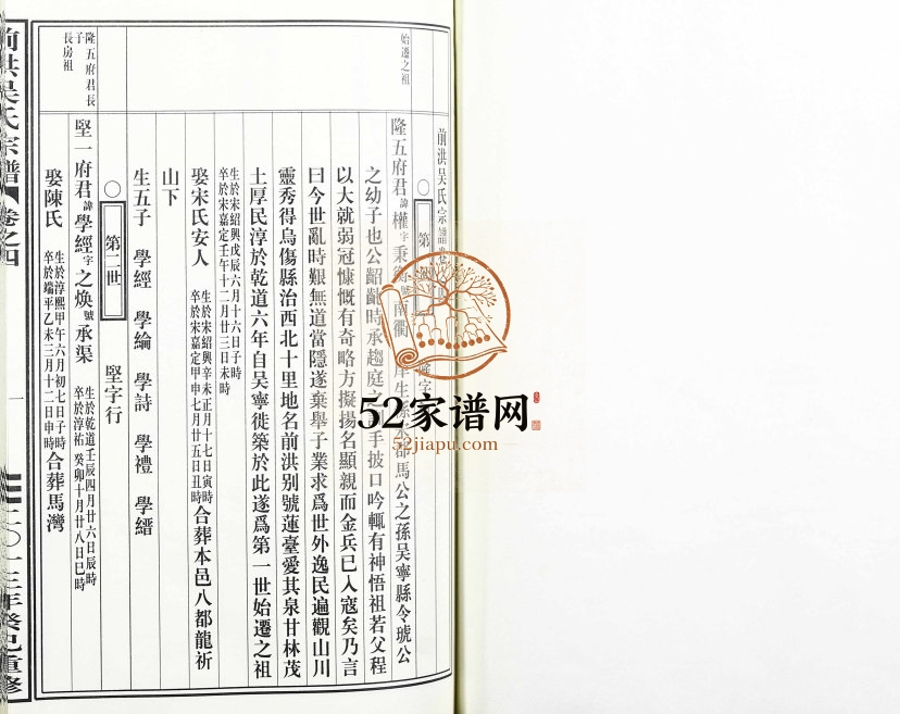 2014年修前洪吴氏宗谱[17卷首1卷]浙江金华吴姓电子版族谱下载