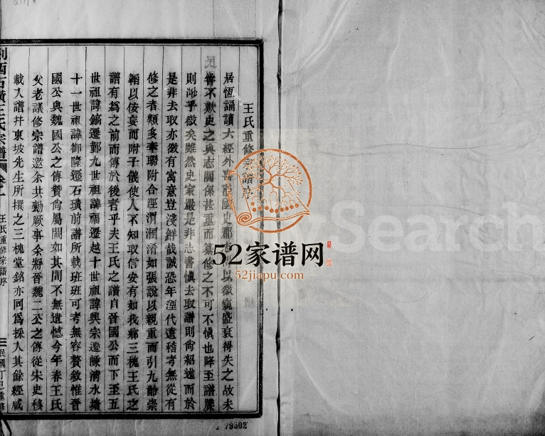 1917年修剡西素风堂宗谱[4卷]浙江嵊州王姓电子版族谱下载