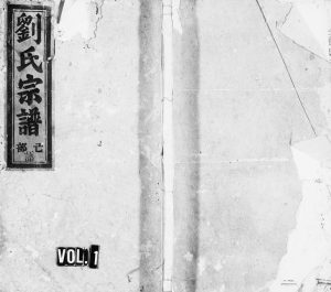 1883年重修彭城郡刘金二氏合宗家谱[残卷]浙江缙云刘姓电子版族谱下载