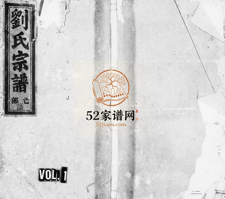1883年重修彭城郡刘金二氏合宗家谱[残卷]浙江缙云刘姓电子版族谱下载
