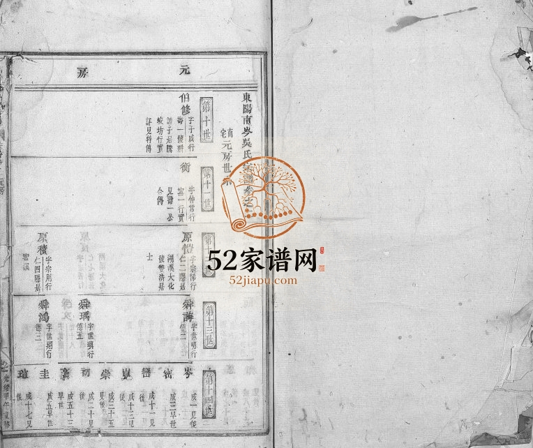 1917年重修南岑吴氏宗谱[40卷及卷末]浙江东阳吴姓电子版族谱下载