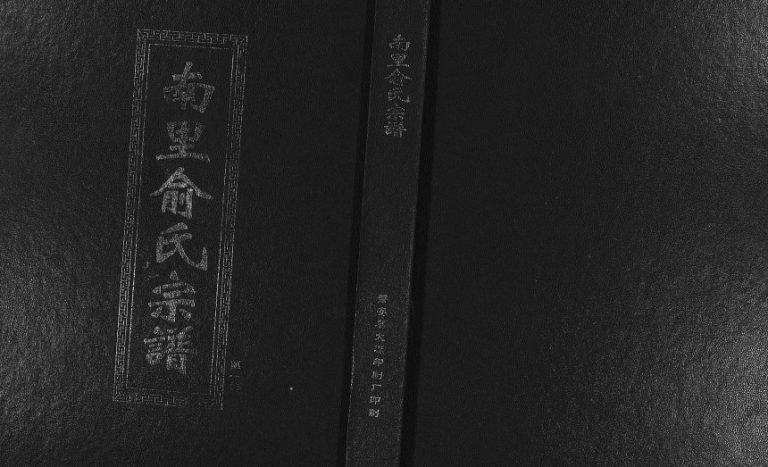 2004年重修南里俞氏宗谱[6卷]浙江东阳俞姓电子版族谱下载