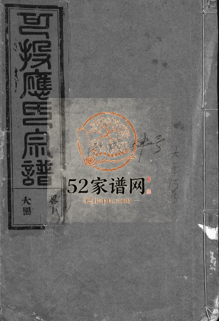 1946年修可投应氏宗谱[残卷]浙江永康应姓电子版族谱下载