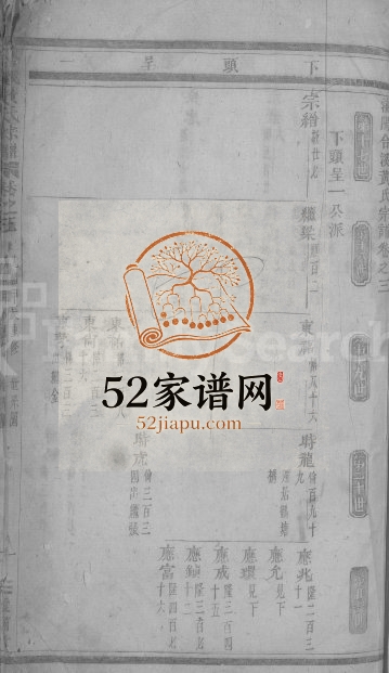 1904年修合溪黄氏宗谱[22卷]浙江浦江僾肃堂黄姓电子版族谱下载