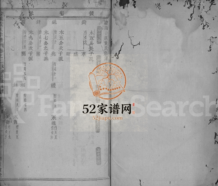 1892年修合溪黄氏宗谱[残卷]浙江浦江僾肃堂黄姓电子版族谱下载