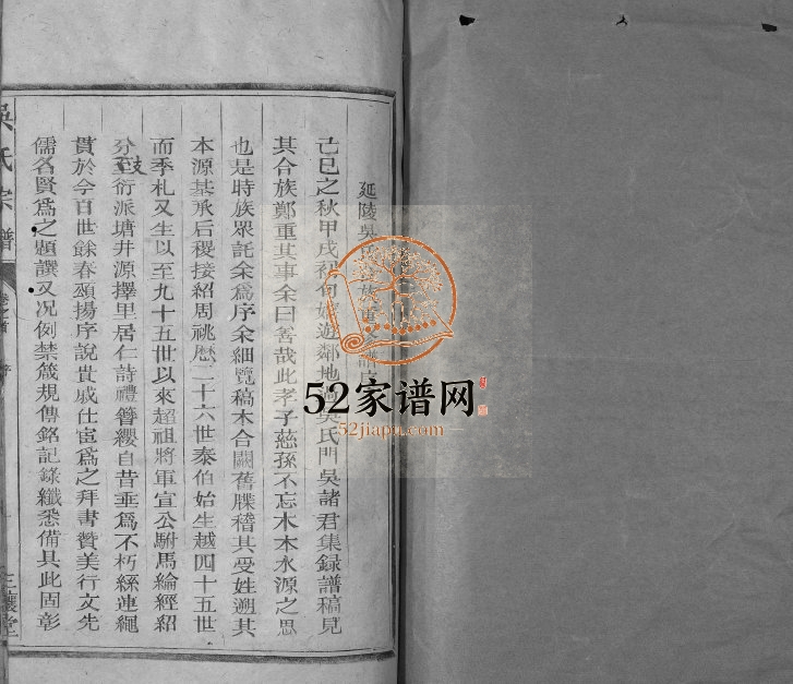 1937年修金斗吴氏宗谱[4卷首1卷]江西抚州 浙江衢州吴姓电子版族谱下载
