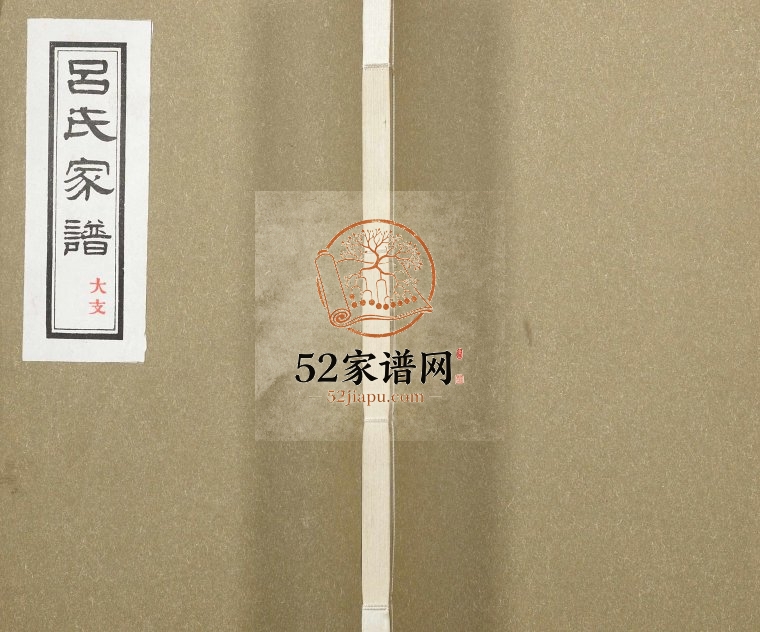 2013年重修吕氏家谱[残卷]山东长山 江苏南京 浙江嘉善吕姓电子版族谱下载