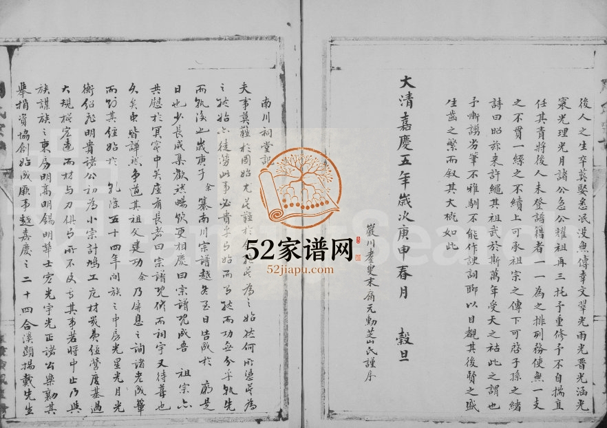 1911年修[周氏]南川宗谱支图 浙江永嘉周姓电子版族谱下载