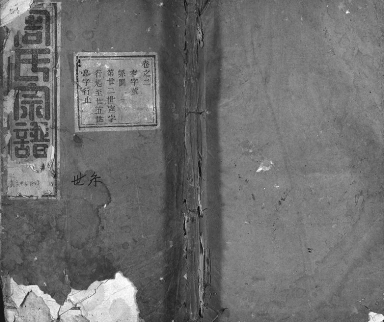 1804年重修周氏宗谱[残卷]浙江东阳周姓电子版族谱下载