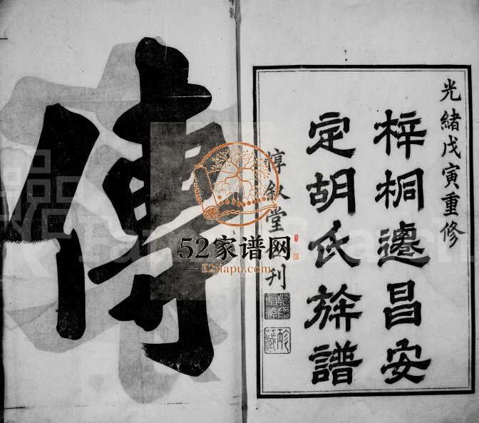 1916年续修唐昌胡氏宗谱[16卷首末各1卷]浙江临安惇叙堂胡姓电子版族谱下载