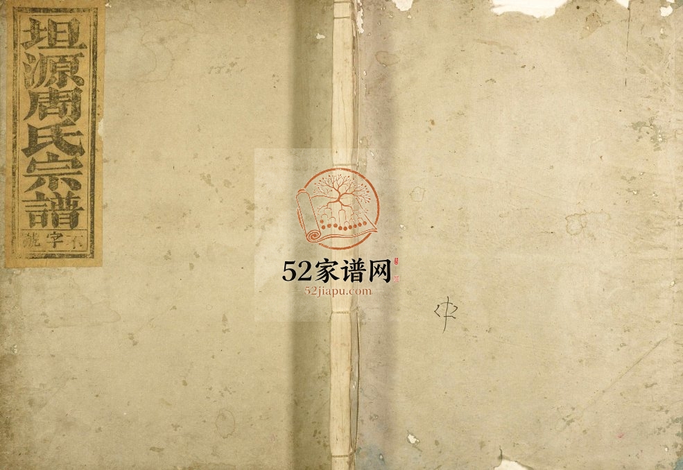 1907年初修坦源周氏宗谱 浙江兰溪敦本堂周姓电子版族谱下载