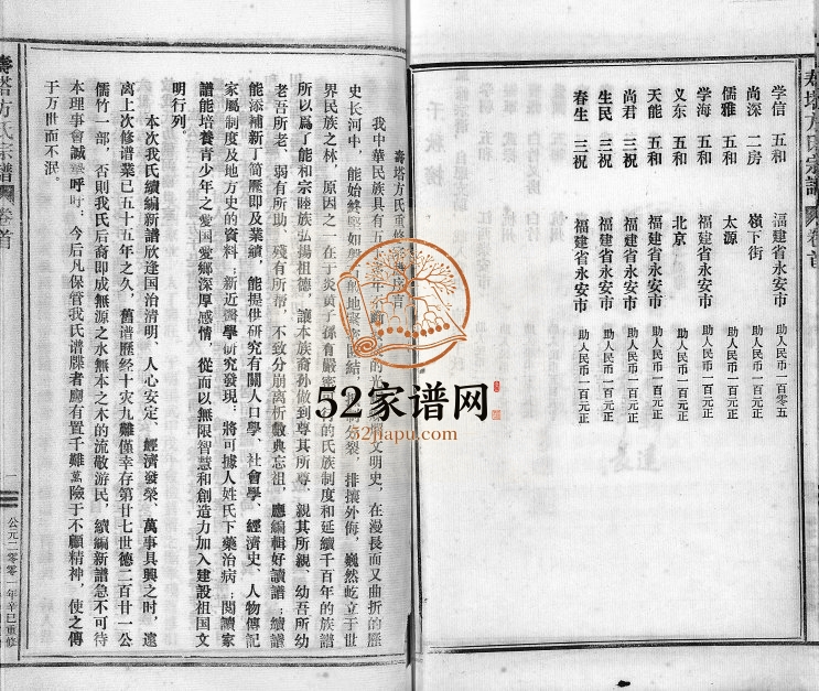 2001年重修寿塔方氏宗谱[7卷首3卷]浙江东阳 义乌方姓电子版族谱下载