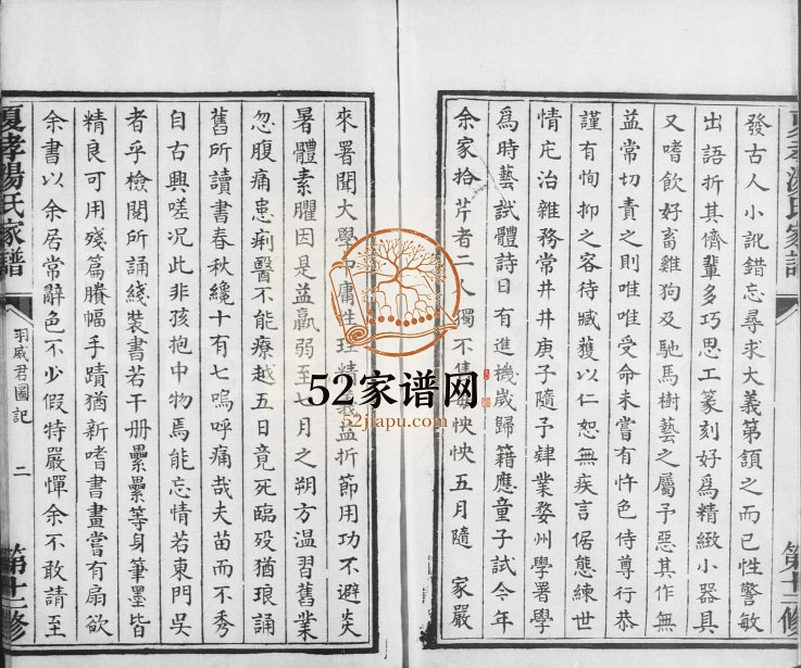 1824年修夏孝汤氏家谱 浙江萧山汤姓电子版族谱下载