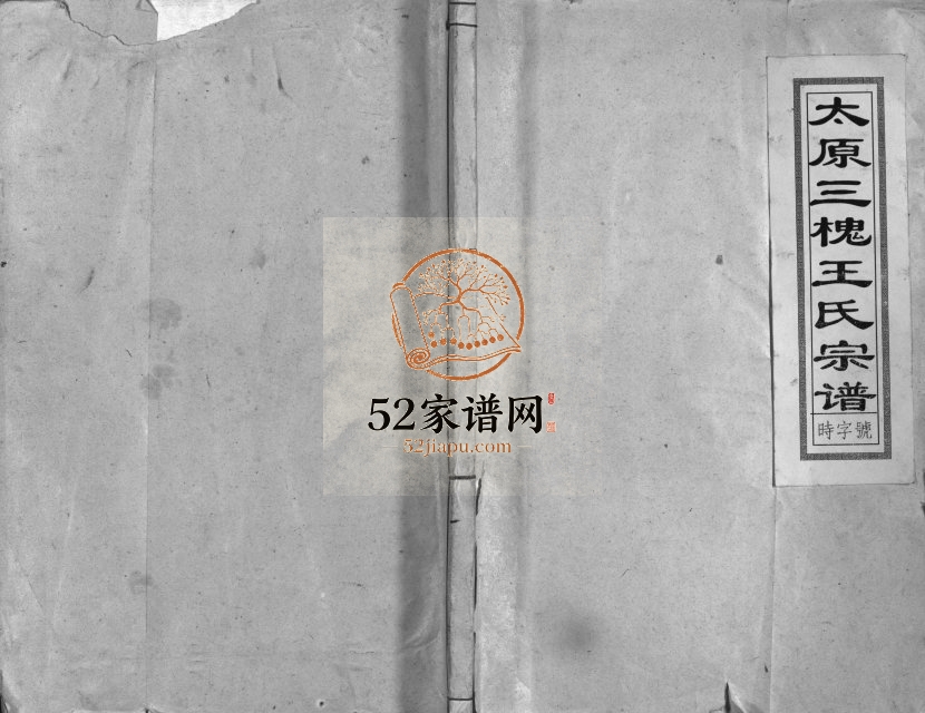 1997年重修太原三槐王氏苏村龙背宗谱[1册]浙江兰溪王姓电子版族谱下载