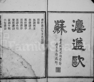1959年增修凤卧蒲山王氏宗谱 浙江平阳王姓电子版族谱下载