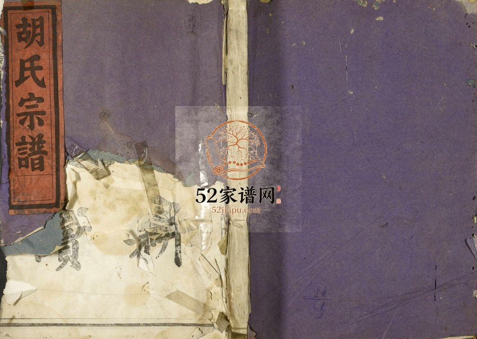 1948年修安定胡氏宗谱 浙江湖州胡姓电子版族谱下载