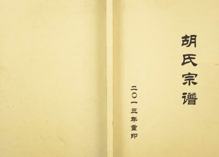 1913年重修安定胡氏宗谱 浙江金华胡姓电子版族谱下载