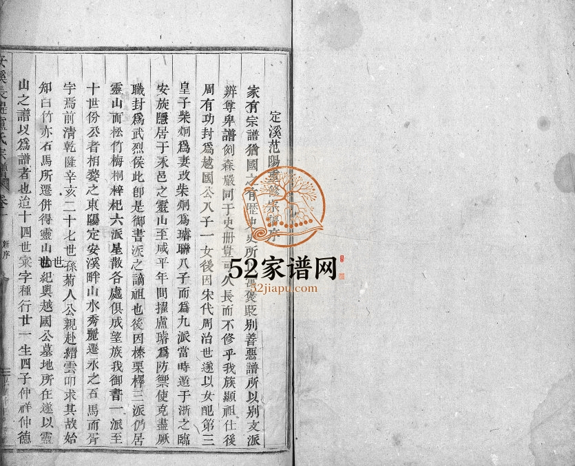 1941年重修安溪卢氏宗谱[20卷]浙江东阳卢姓电子版族谱下载