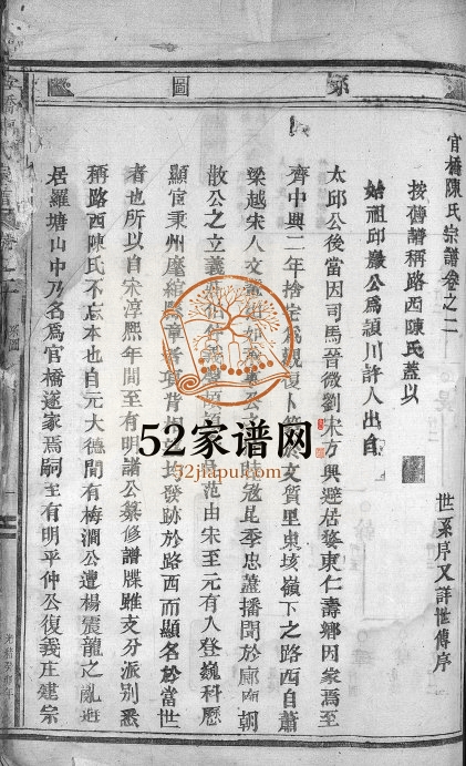 1903年重修官桥陈氏宗谱[32卷]浙江东阳 永康陈姓电子版族谱下载