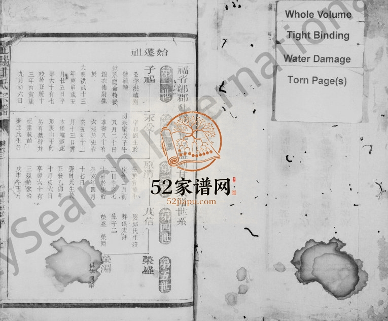1875年定阳甘氏宗谱 浙江常山甘姓电子版族谱下载