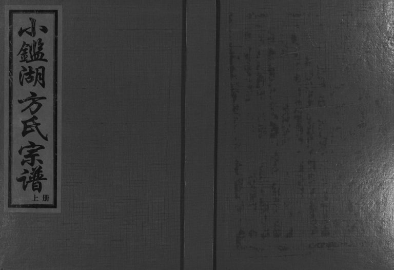 2003年重修小鉴湖方氏宗谱 浙江东阳方姓电子版族谱下载